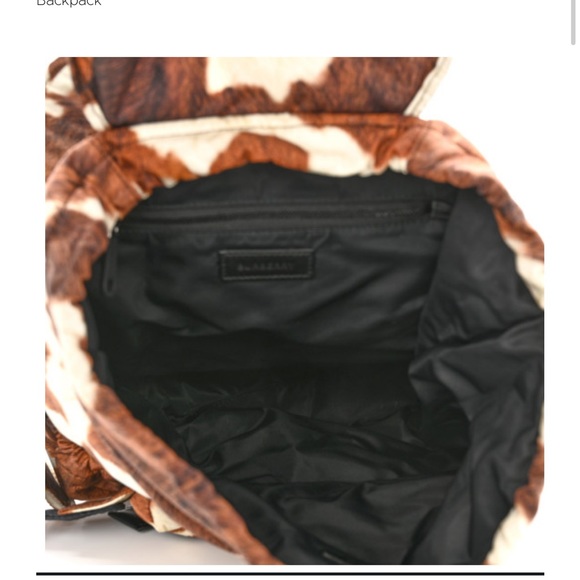 Burberry cowprint backpack - Picture 4 of 4
